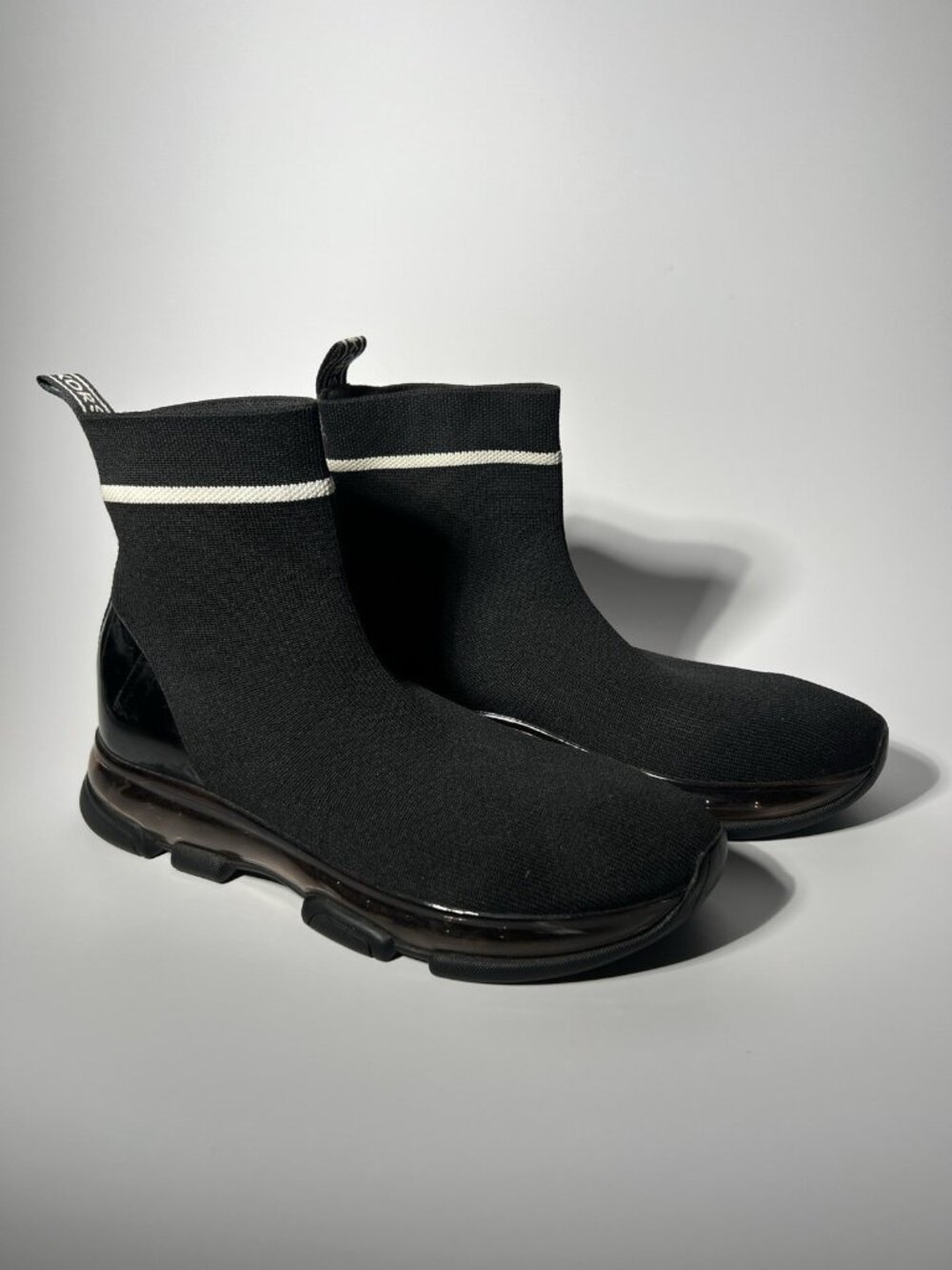 Michael Kors Women’s Knit Sock Ankle Boots Black